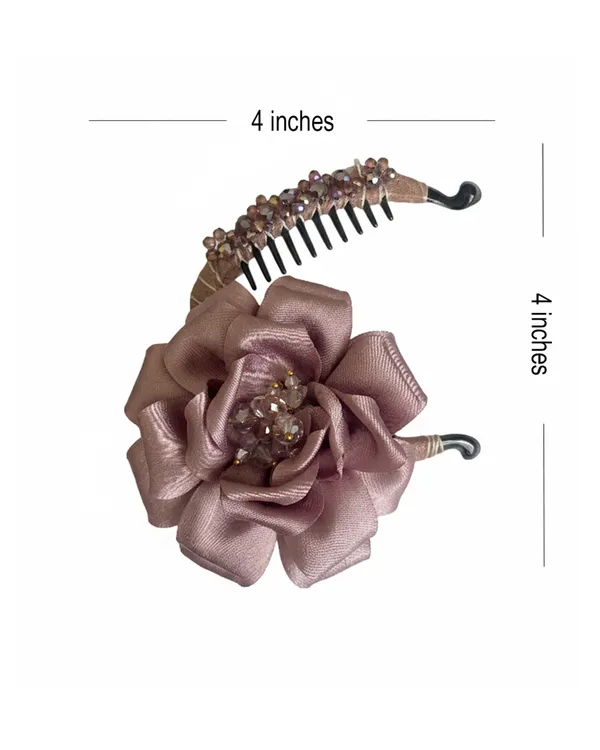 Crystal_Banana_Clip_with_Embellished_Flower_(Onion_Pink)