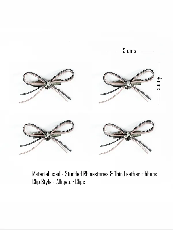 Silver_&_Pink_Metal_Alligator_Clips_For_Women