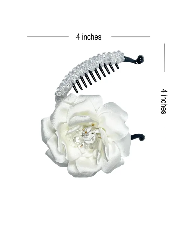 Crystal_Banana_Clip_with_Embellished_Flower_(White)