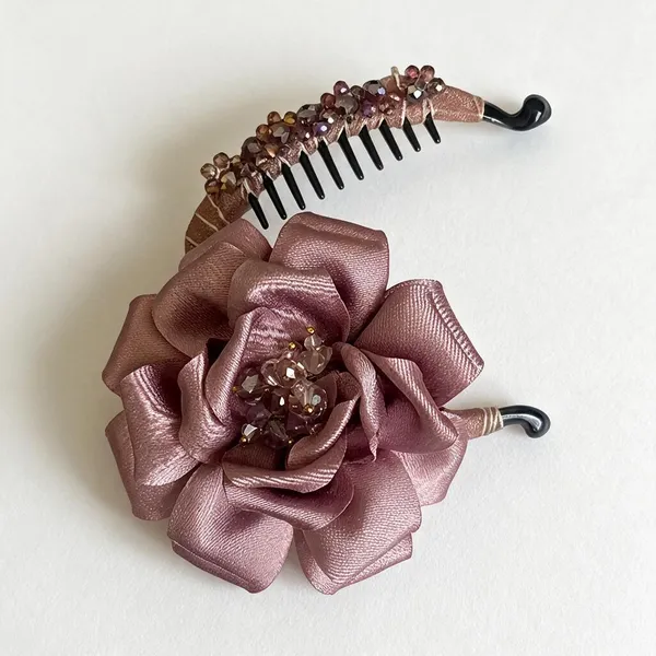 Onion_Pink_Plastic_&_Metal_banana_Clips_For_Women