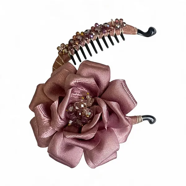 Onion_Pink_Plastic_&_Metal_banana_Clips_For_Women