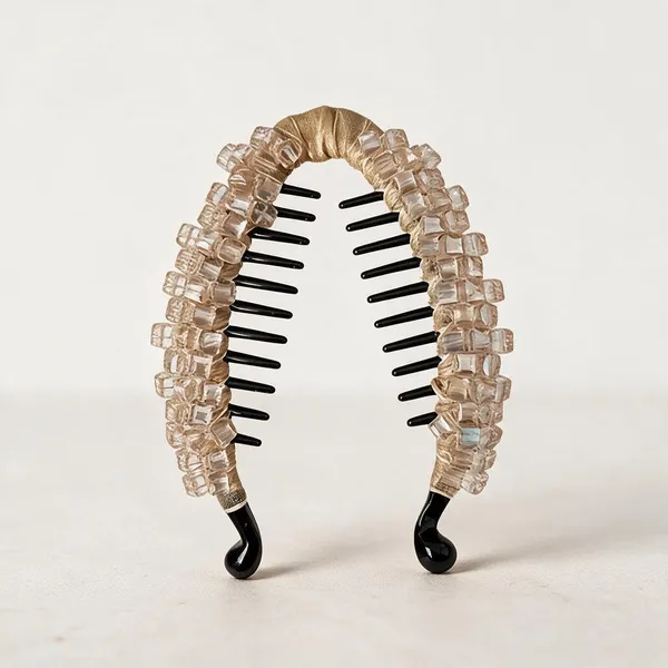 Golden_Plastic_&_Metal_banana_Clip_For_Women