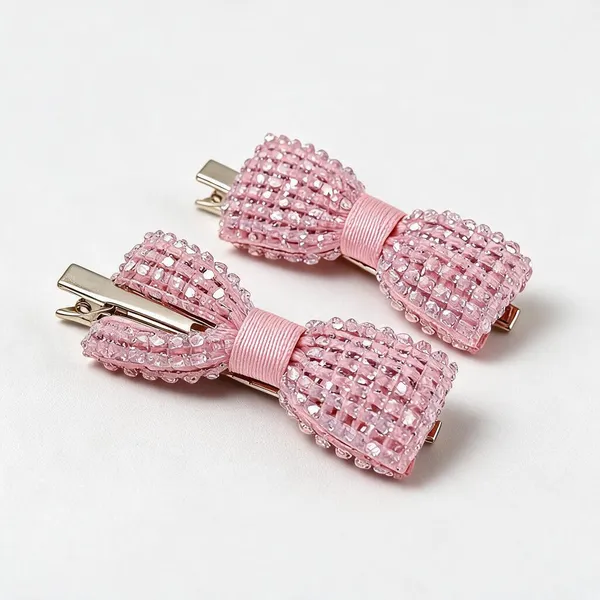 Peach_Metal_Studded_Tic_Tac_Pins_For_Women
