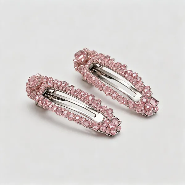 Peach_Metal_Studded_Tic_Tac_Pins_For_Women
