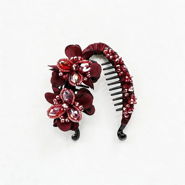 Red_Plastic_&_Metal_banana_Clips_For_Women
