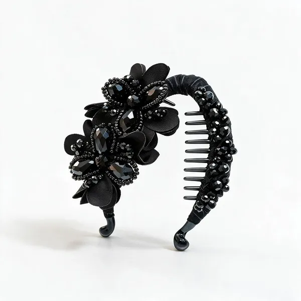 Black_Plastic_&_Metal_Banana_Clip_For_Women
