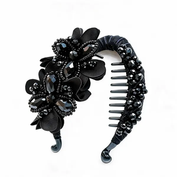 Black_Plastic_&_Metal_Banana_Clip_For_Women