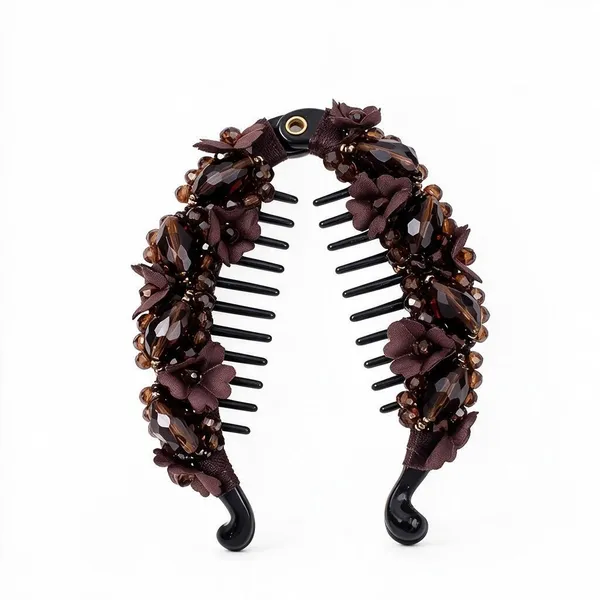 Brown_Plastic_&_Metal_Banana_Clips_For_Women