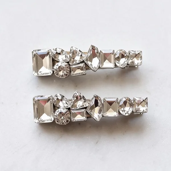 Silver_Metal_Alligator_Clips_For_Women_(Pack_of_2_)