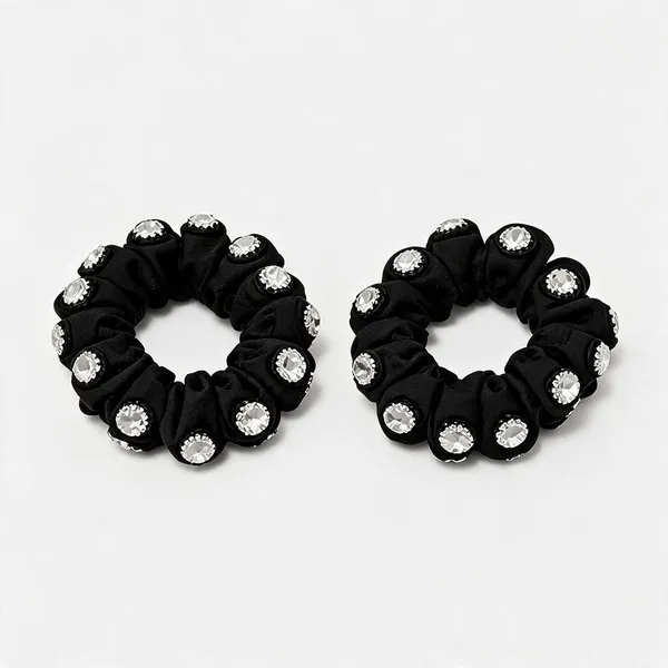 Black_Elastic_&_Fabric_Scrunchie_For_Women