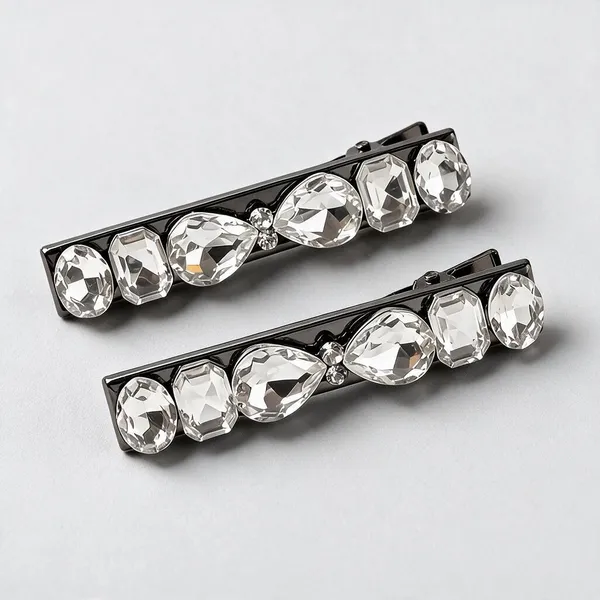 Silver_Metal_Alligator_Clips_For_Women_(Pack_of_2_)