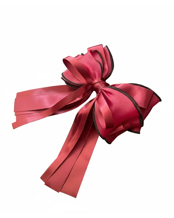 Organza_and_Satin_Hair_Bow_Clip_(Red)