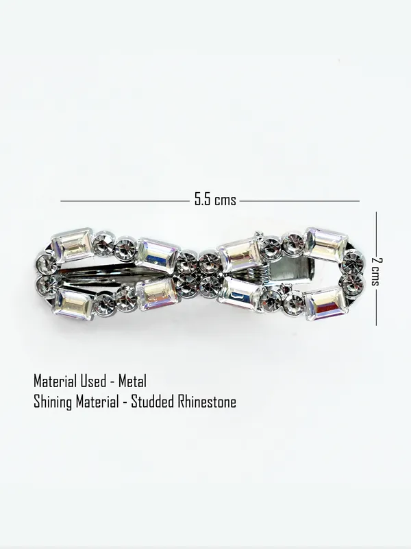 Silver_Studded_Alligator_Clip_For_Women