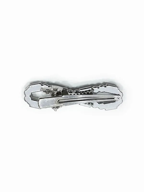 Silver_Studded_Alligator_Clip_For_Women