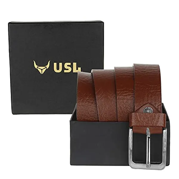 Brown_Leather_Adjustable_Buckle_Belt_For_Men