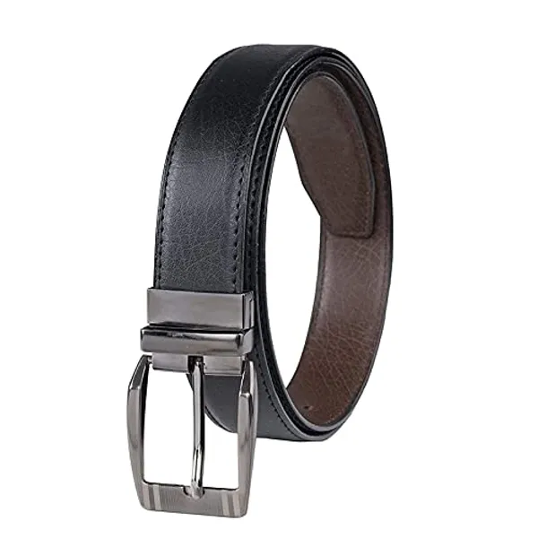 Black_Faux_Leather_Belt_For_Men