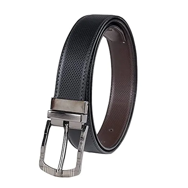 Black_Faux_Leather_Reversible_Autolock_Belt_For_Men