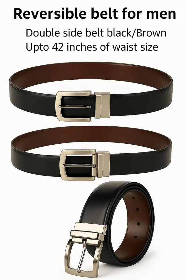 Black_Brown_Faux_Leather_Reversible_Belt_For_Men