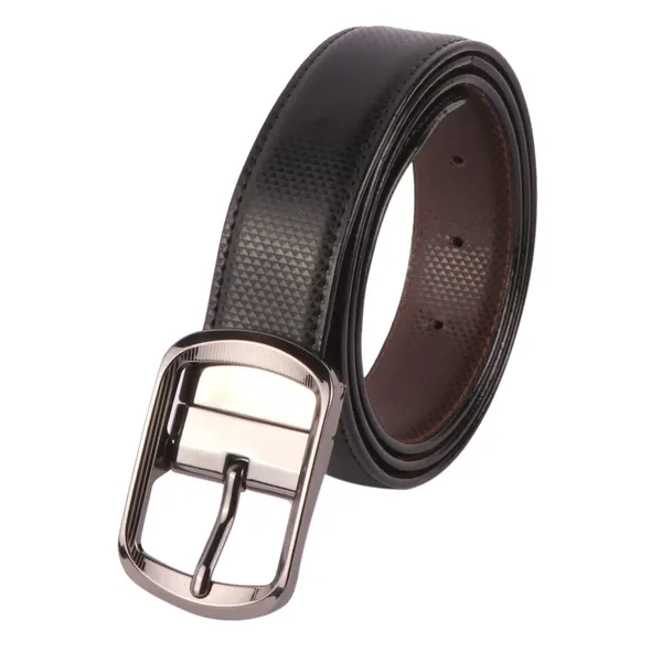 Black_Faux_Leather_Reversible_H_Buckle_Belt_For_Men