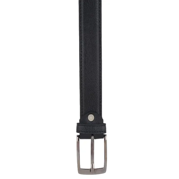 Black_Vegan_Leather_Adjustable_Buckle_Belt_For_Men