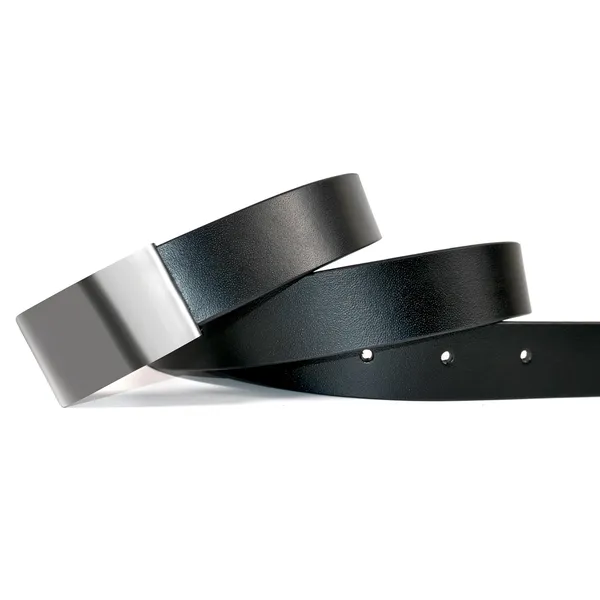 Black_Leather_Adjustable_Buckle_Belt_For_Men