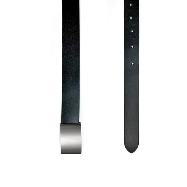 Black_Leather_Adjustable_Buckle_Belt_For_Men