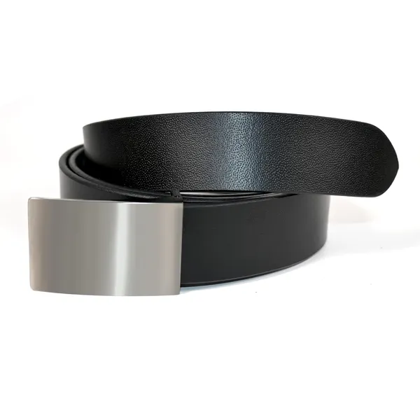 Black_Leather_Adjustable_Buckle_Belt_For_Men