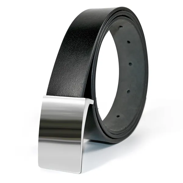 Black_Leather_Adjustable_Buckle_Belt_For_Men