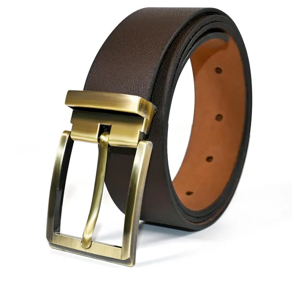 Brown_Leather_Adjustable_Buckle_Belt_For_Men