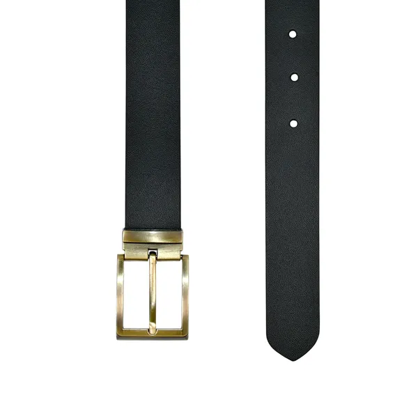 Black_Leather_Adjustable_Buckle_Belt_For_Men