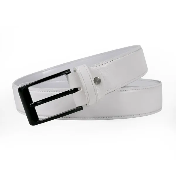 White_Black_Faux_Leather_Handcrafted_Cowboy_Belt_For_Men