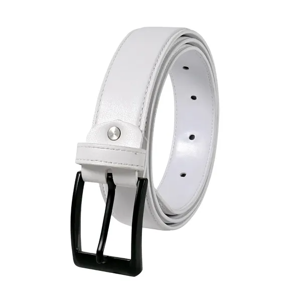 White_Black_Faux_Leather_Handcrafted_Cowboy_Belt_For_Men
