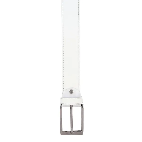 White_Faux_Leather_Cowboy_Style_Belt_For_Men