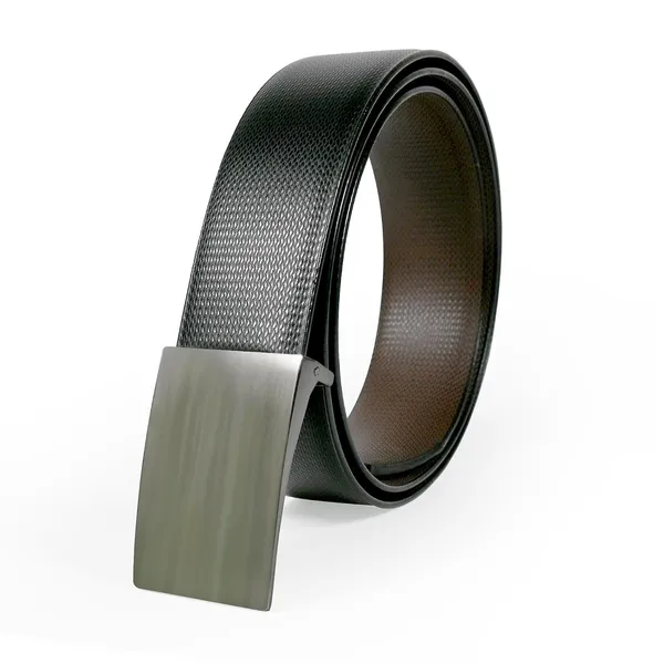 Black_Faux_Leather_Reversible_Casual_Formal_Belt_For_Men