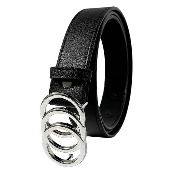 Black_Faux_Leather_O-Ring_Buckle_Waist_Belt_For_Women