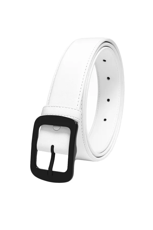 White_Faux_Leather_Handcrafted_Cowboy_Belt_For_Men