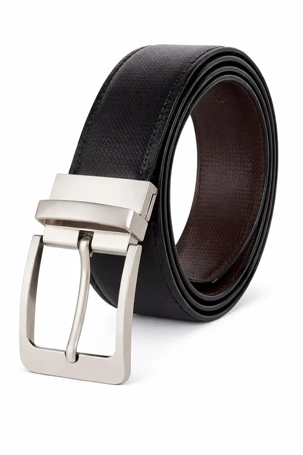 Black_Faux_Leather_Reversible_Belt_For_Men