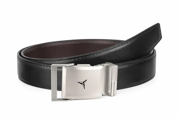 Black_Faux_Leather_Reversible_Twist_Buckle_Belt_For_Men