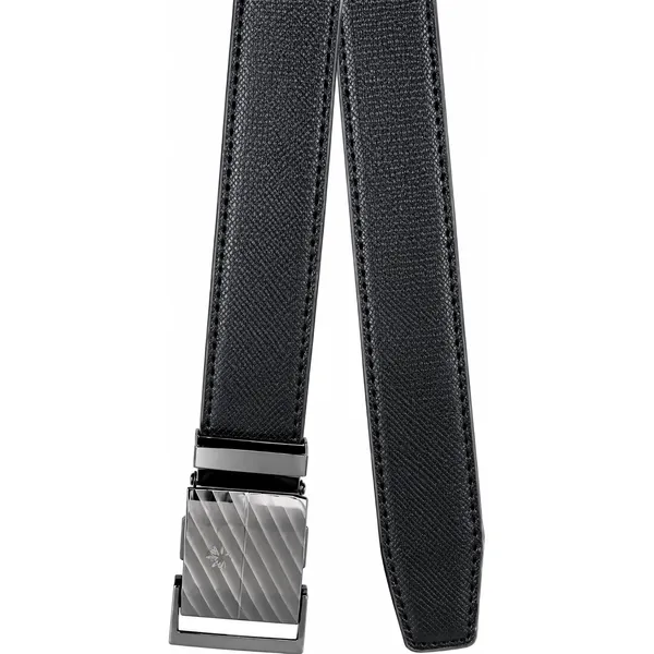 Black_Faux_Leather_Army_Autolock_Buckle_Belt_For_Men
