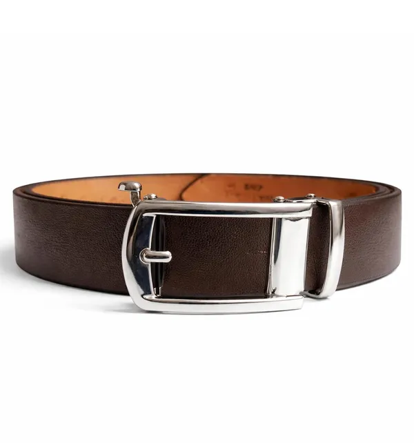 Brown_Leather_Autolock_Micro-Adjust_Buckle_Belt_For_Men