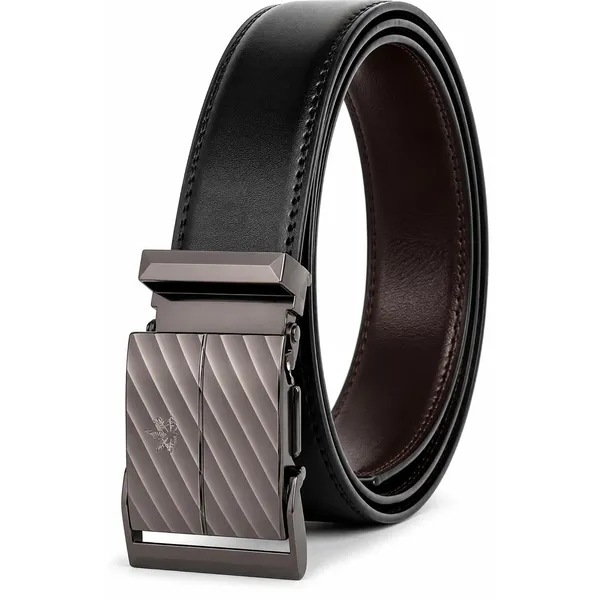Black_Faux_Leather_Autolock_Belt_For_Men