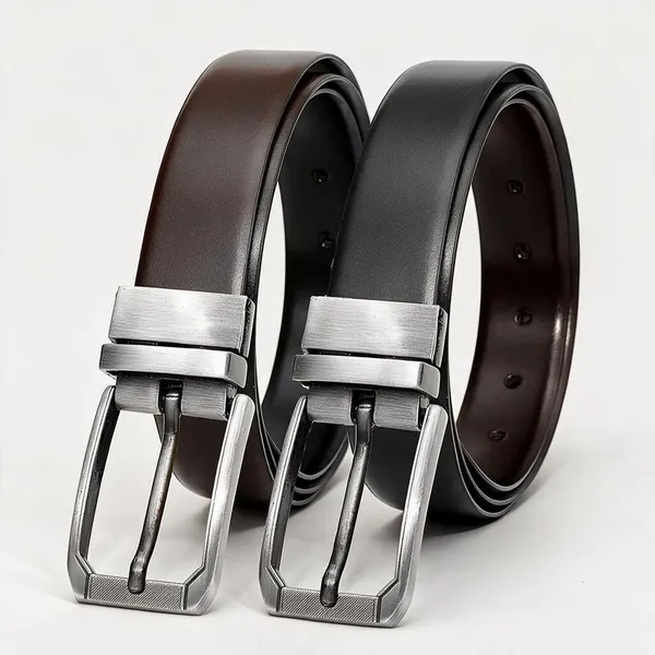 Black_Brown_Faux_Leather_Casual_Belt_For_Men_Pack_Of_2