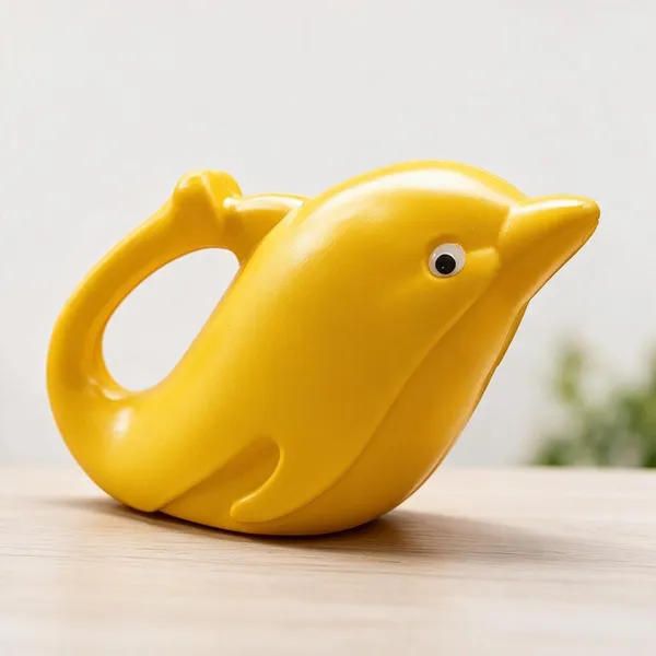 Yellow_Plastic_Dolphin_Watering_Can_2_Litre