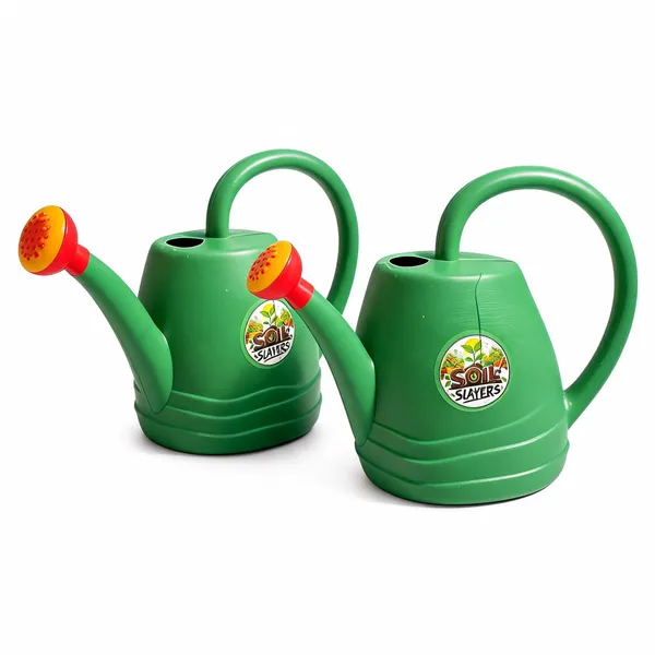 Green_Plastic_Garden_Watering_Can_Pack_Of_2