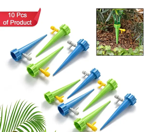 Green_And_Blue_Plant_Watering_Spikes_Set_Of_10