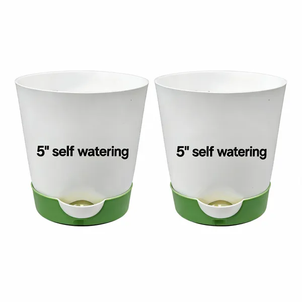 White_Self_Watering_Plant_Pot|_5Inch_Pack_Of_2