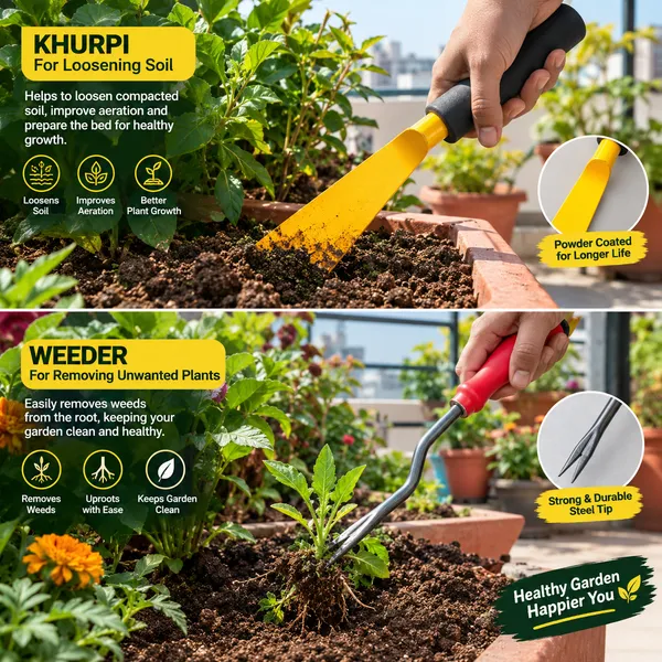 Heavy_Duty_Garden_Weeder_and_Khurpi_Set_of_2_|_Powder_Coated_Yellow_Khurpi_for_Soil_Loosening_&_Red_Handle_Steel_Weeder_for_Removing_Unwanted_Plants_|_Gardening_Tools_for_Home,_Terrace_&_Kitchen_Garden
