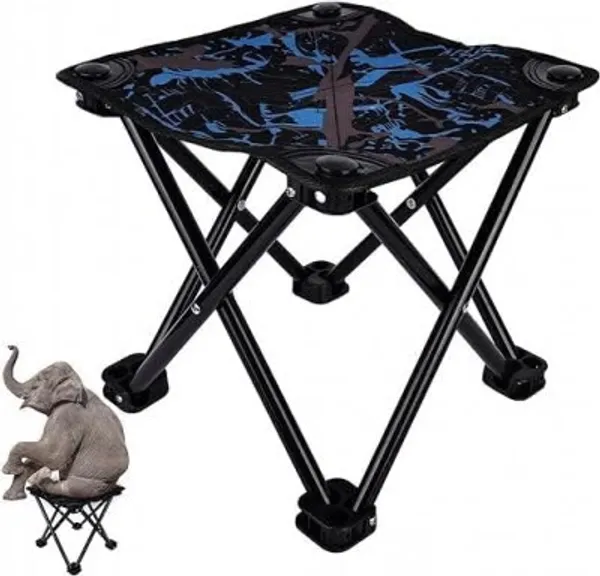Foldable_Floral_Print_Camping_Stool