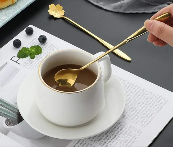 Gold_Tone_Decorative_Dessert_Spoon_Pack_Of_4