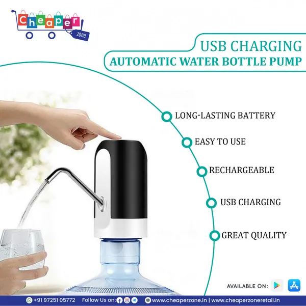 Usb_Rechargeable_Automatic_Water_Bottle_Pump